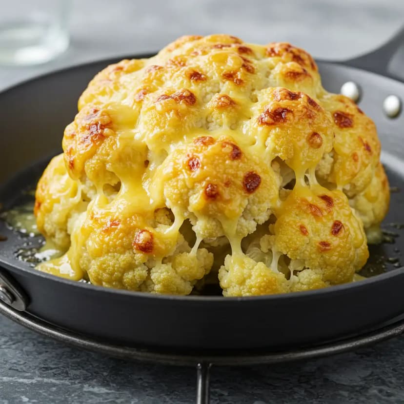 Couve-flor Gratinada ao Parmesão