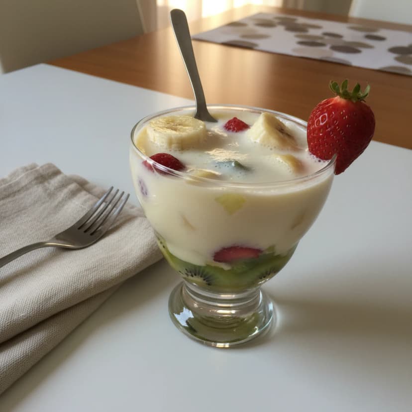 Creme de Frutas com Whey Protein