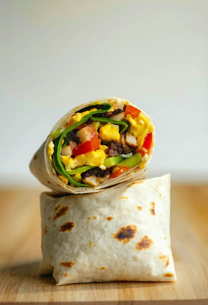 Burrito de Café da Manhã Simples