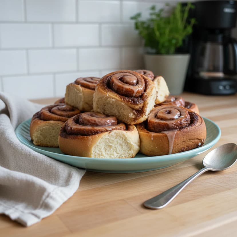 Enrolados de canela (cinnamon rolls)