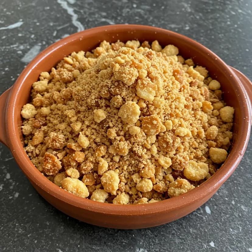 Farofa Low Carb de Amêndoas