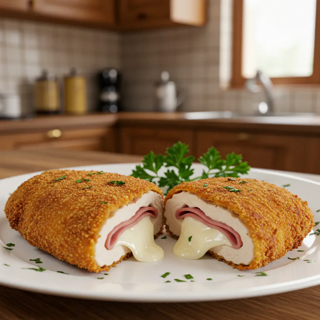 Filé de frango à Cordon Bleu