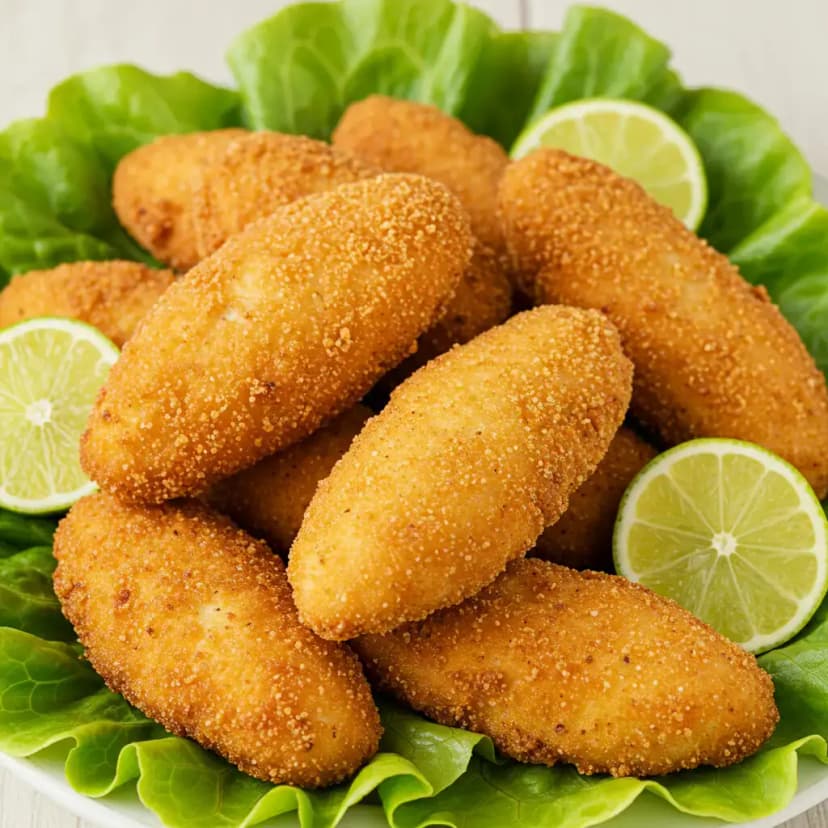 Filé de Peixe Empanado com Fubá