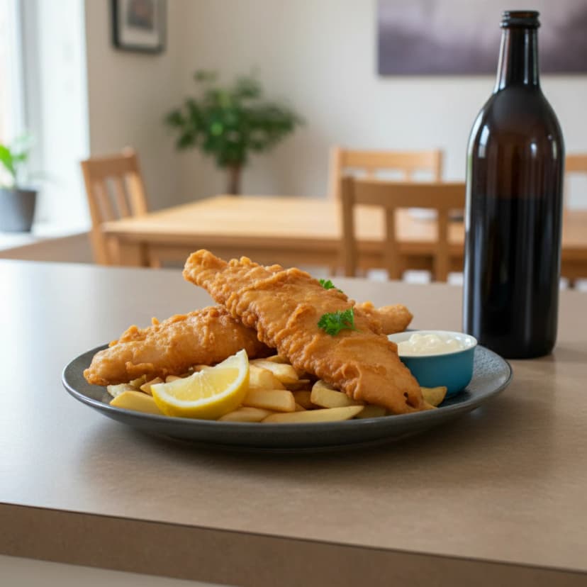 Filé de Tilápia Empanado na Air Fryer
