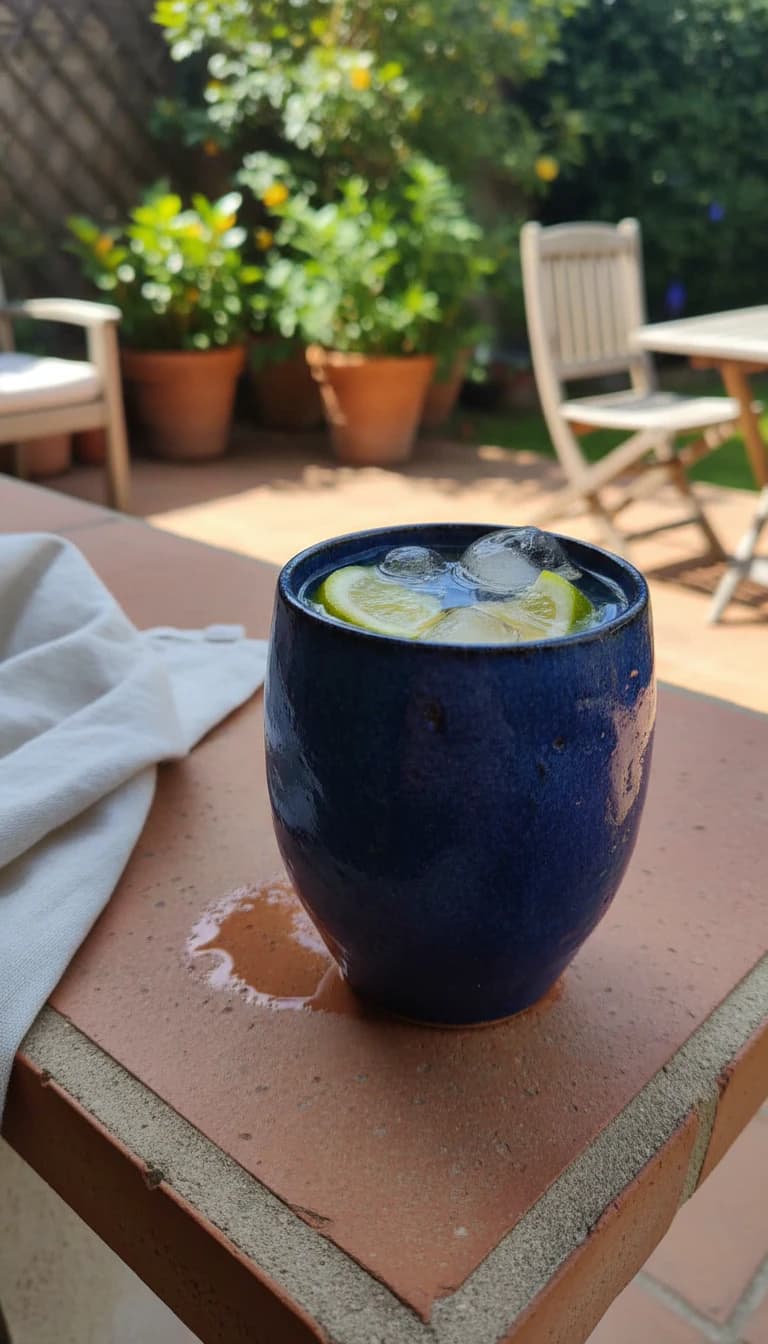 Gin Tônica com Xarope de Rosas