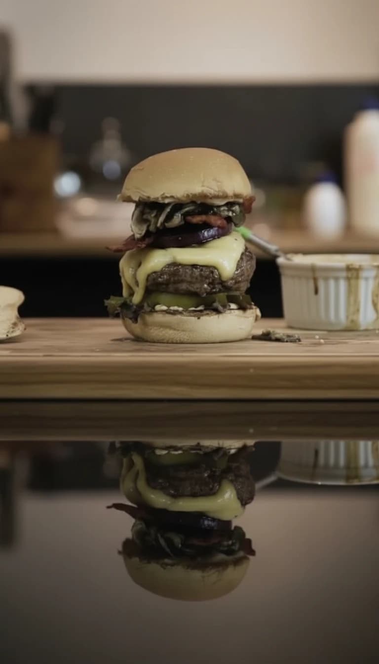 Hambúrguer de Acém Recheado