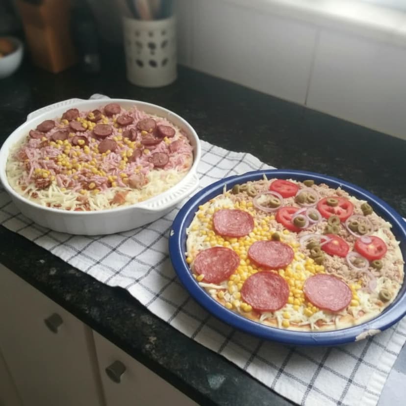 Massa de Pizza para Dois