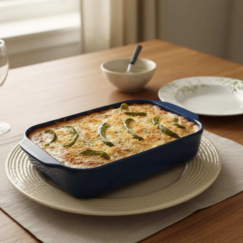 Merluza em Camadas ao Molho Branco