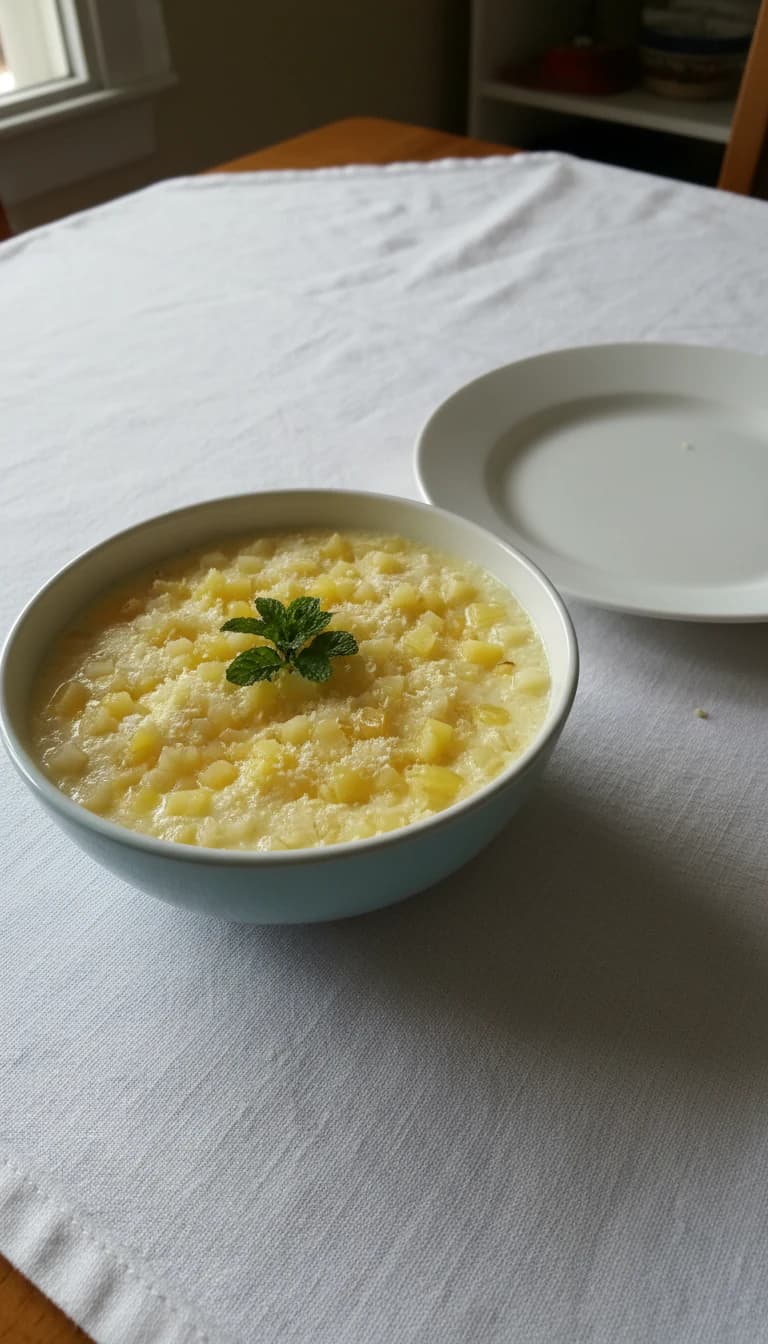 Mousse Leve de Abacaxi Diet