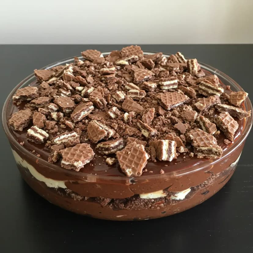 Mousse trufado para o réveillon