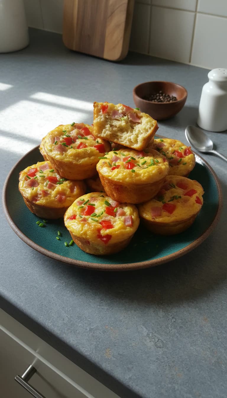 Muffins de Omelete de Cenoura