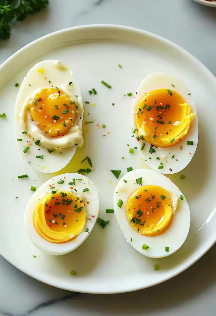 Ovo Cozido com Maionese Low Carb