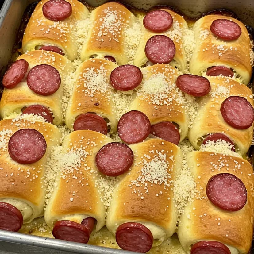 Panquecas de Salsicha ao Forno
