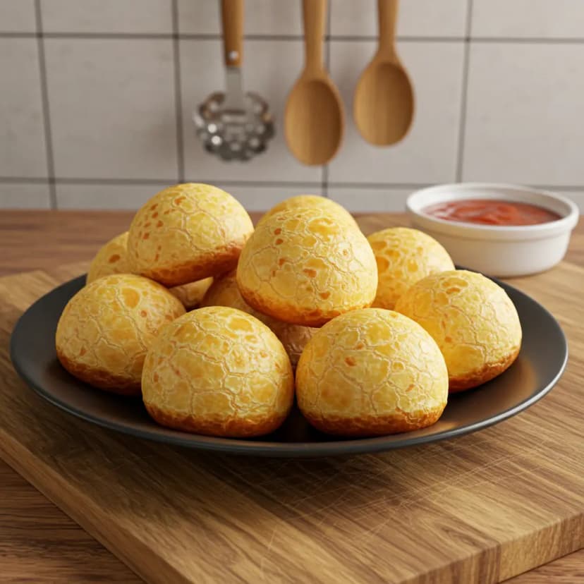 Pão de Queijo Rápido na Airfryer