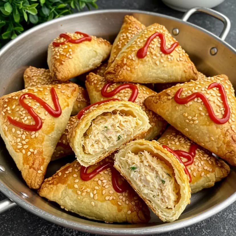 Pastel Assado de Frango com Catupiry