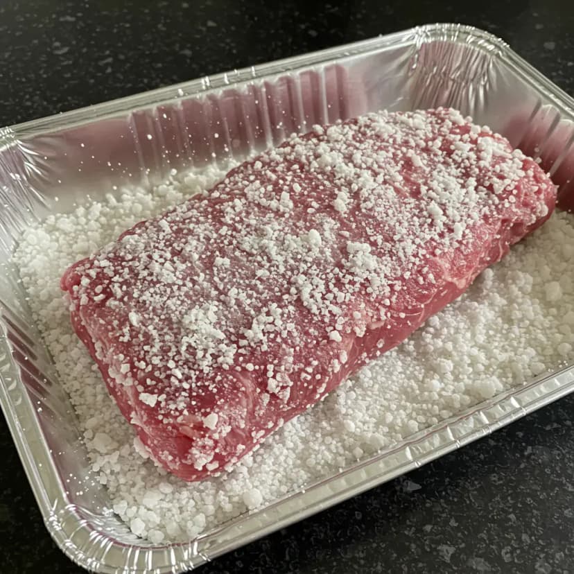 Picanha Assada com Sal Grosso