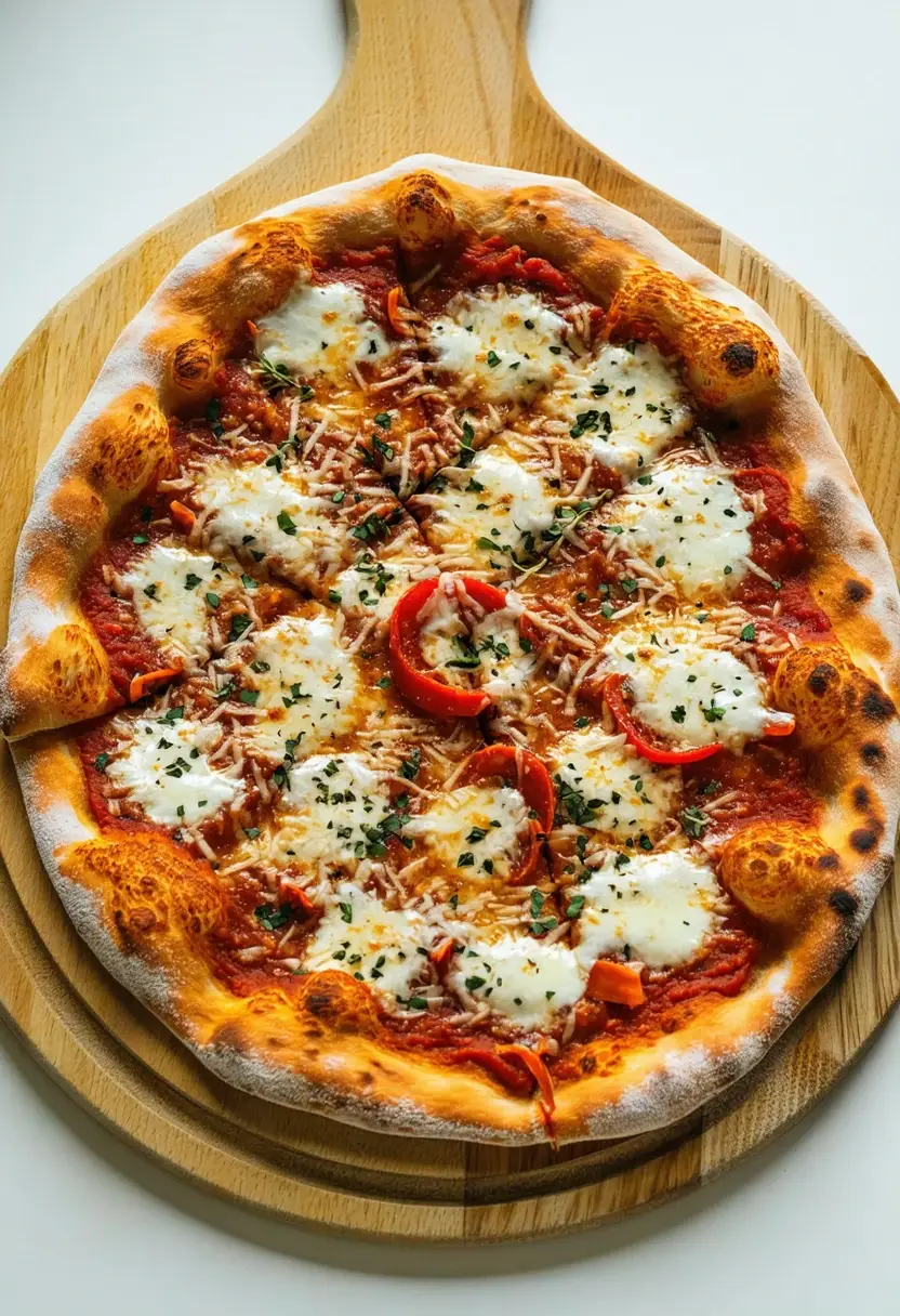 Pizza Low Carb com Farinha de Arroz