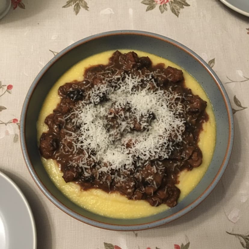Polenta Mole com Funghi
