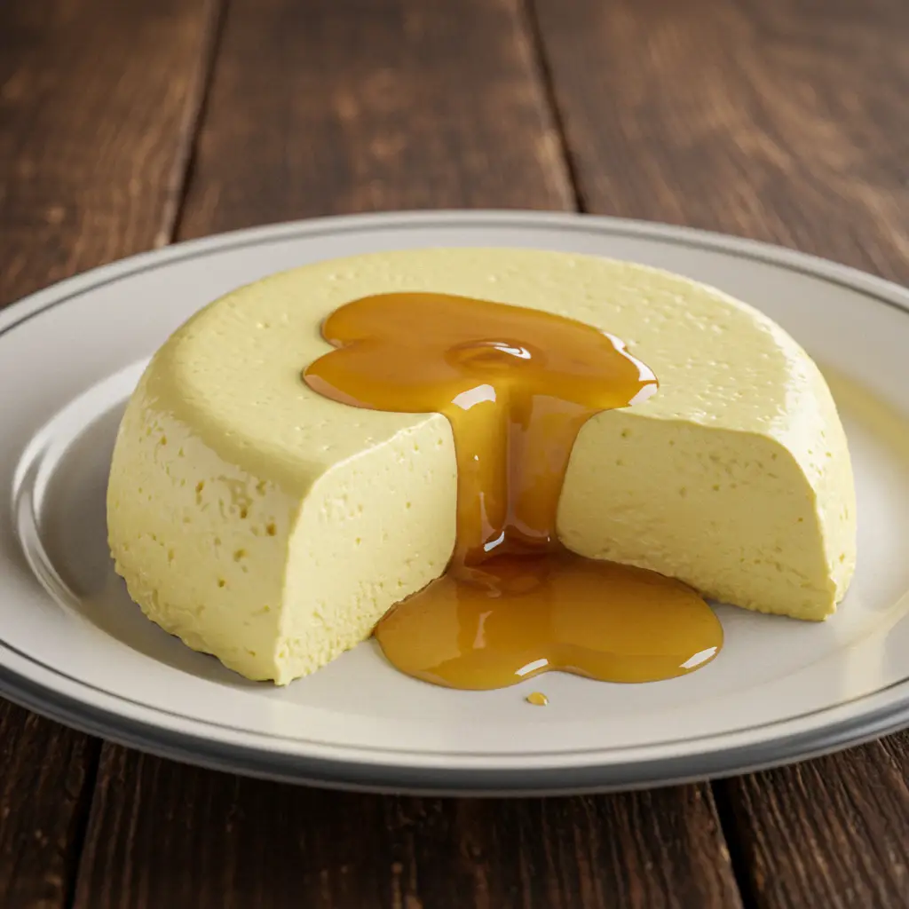 Pudim Vegano de Coco Cremoso