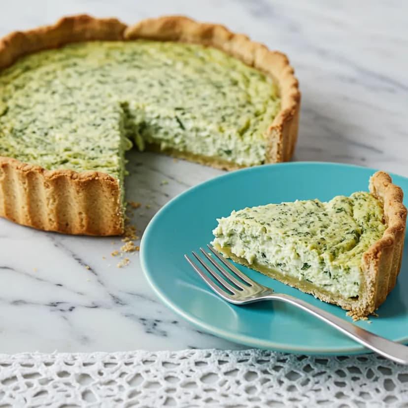 Quiche Light de Espinafre e Ricota