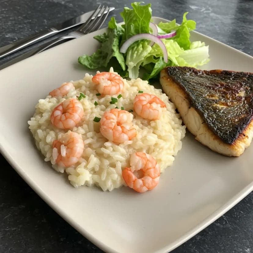 Risoto Cremoso de Camarão
