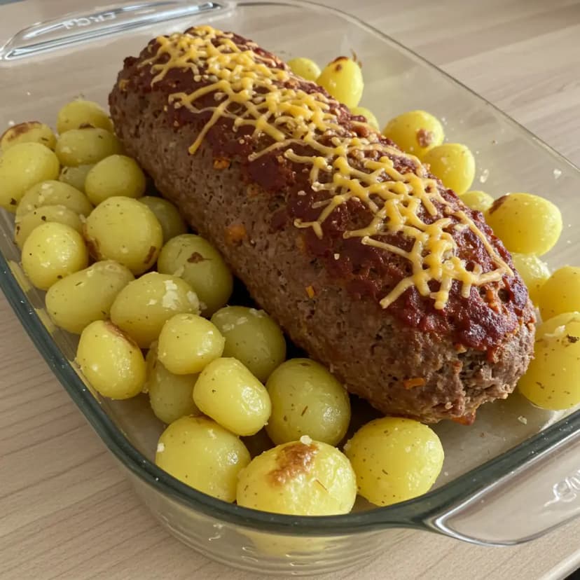 Rocambole de Carne Moída