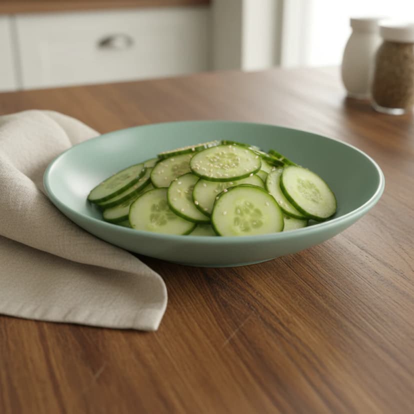 Salada de Pepino em Vinagrete