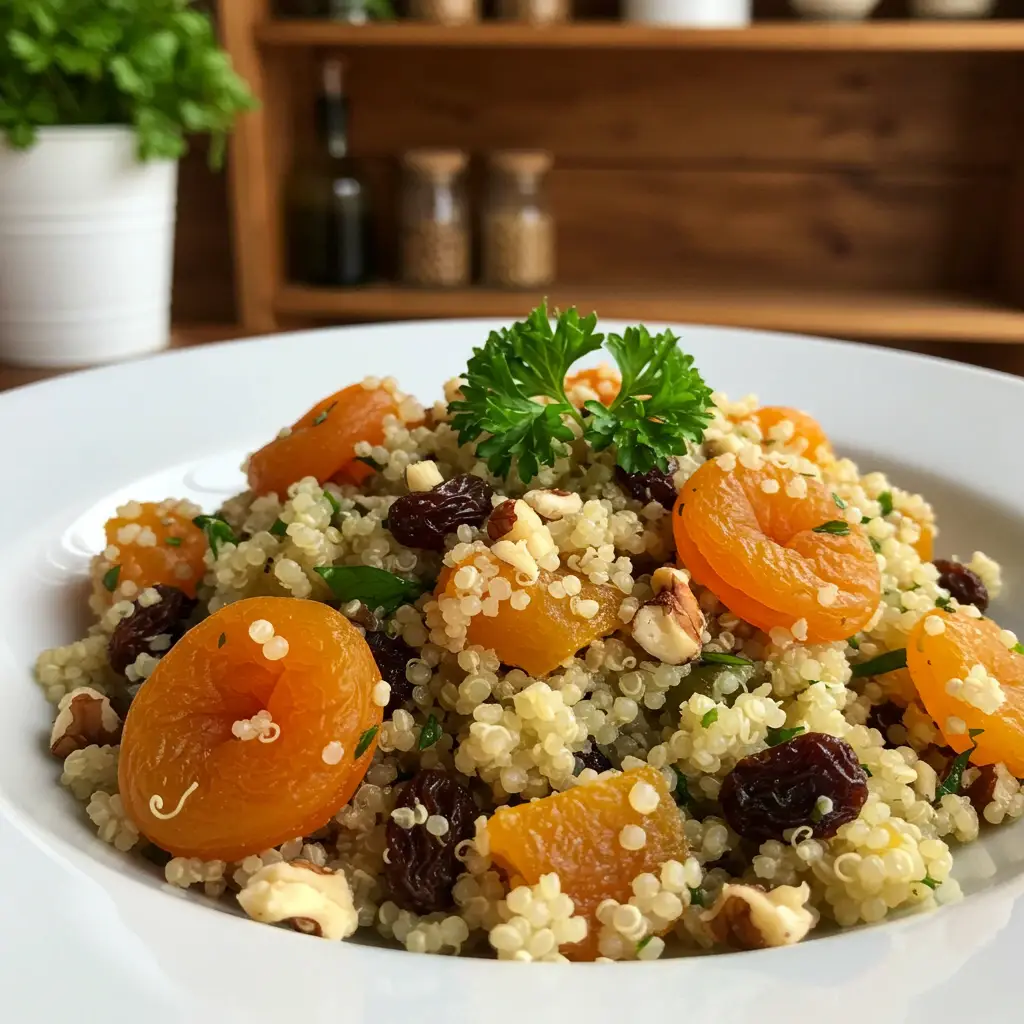 Salada de Quinoa com Frutas Secas
