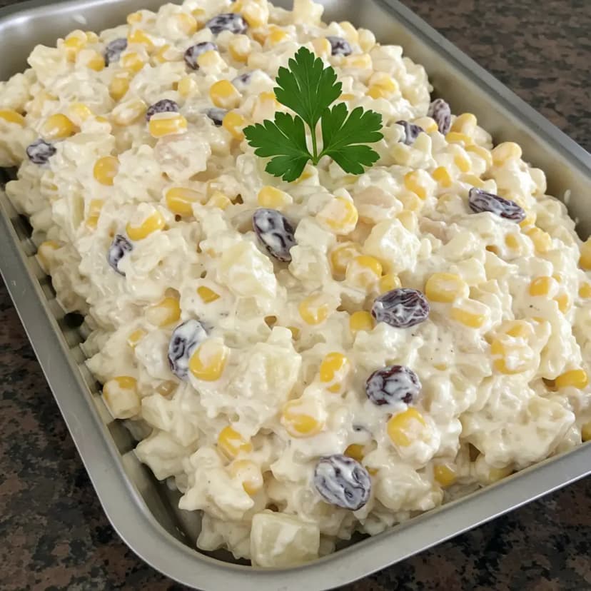 Salada Tropical de Frango Defumado