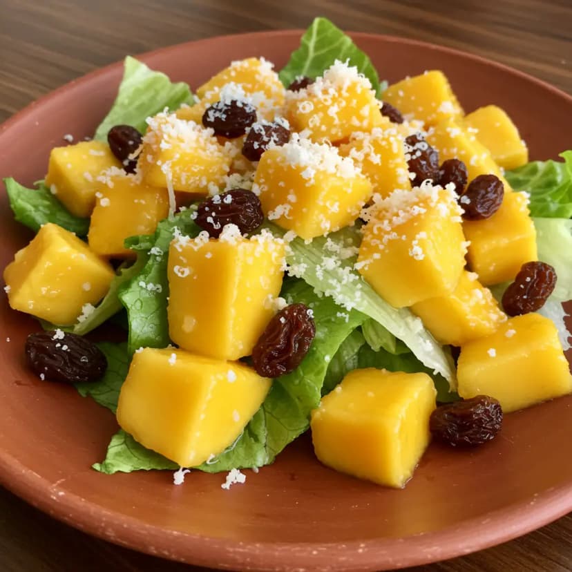 Salada Tropical de Manga com Parmesão