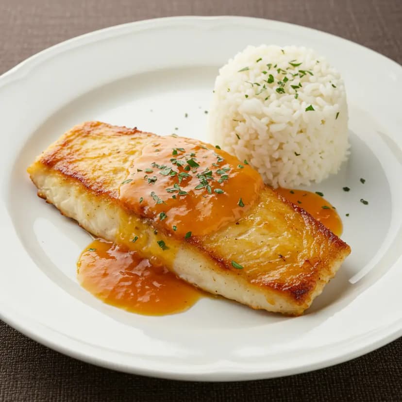 Salmão Grelhado ao Molho de Laranja