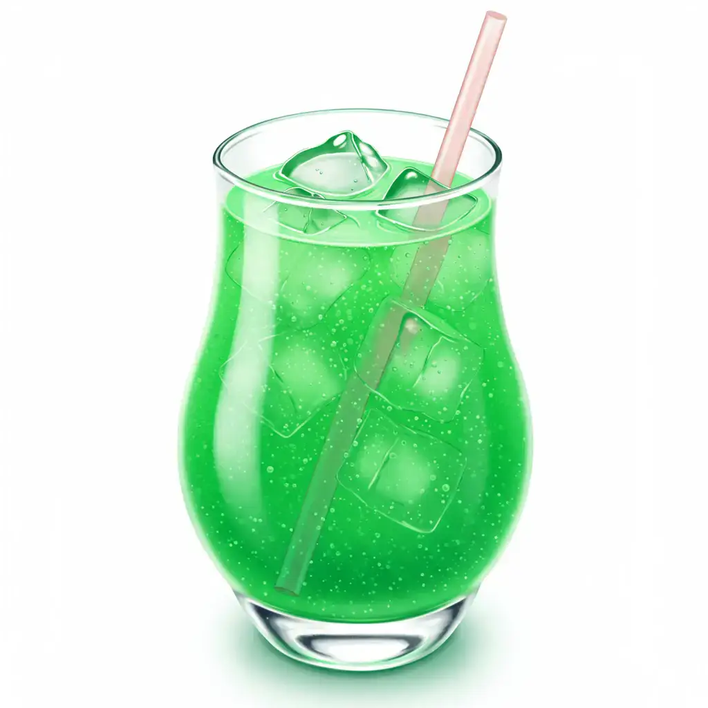 Soda italiana de maçã verde