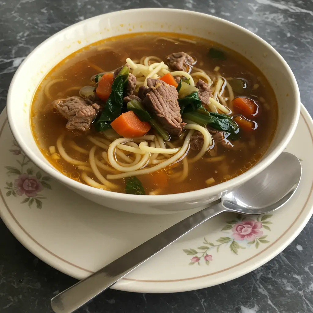 Sopa de Chuchu e Carne