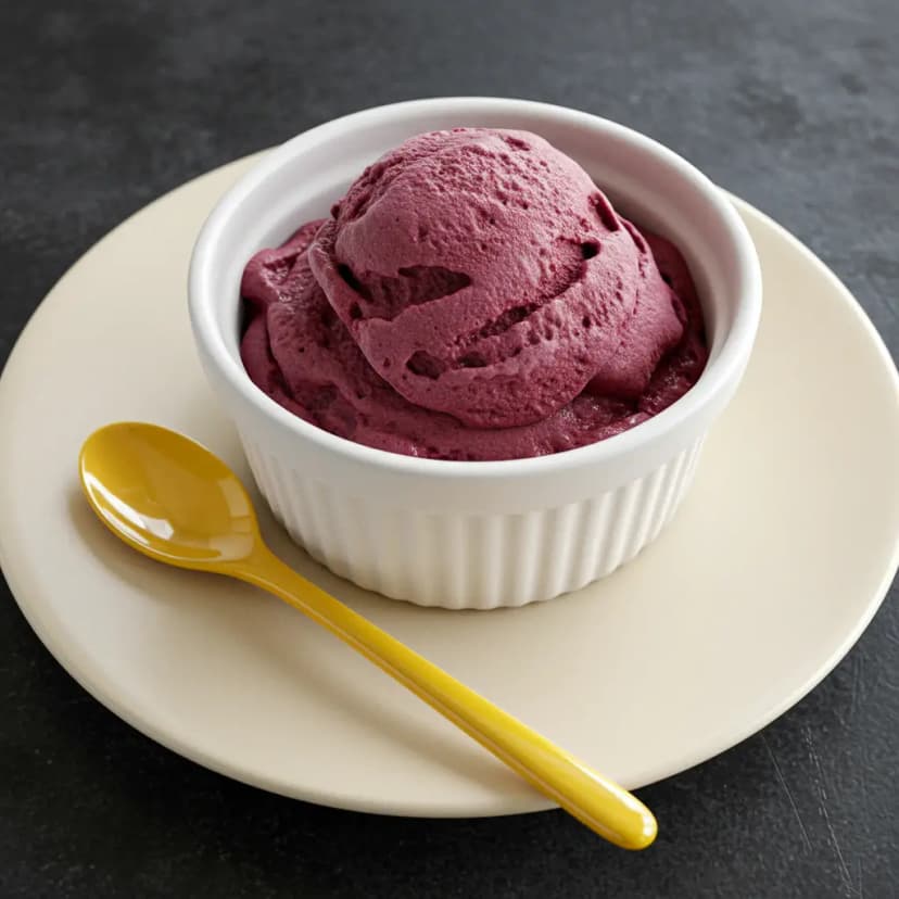 Sorvete Cremoso de Açaí