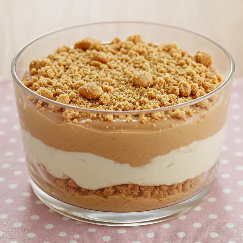 Torta Cremosa de Amendoim