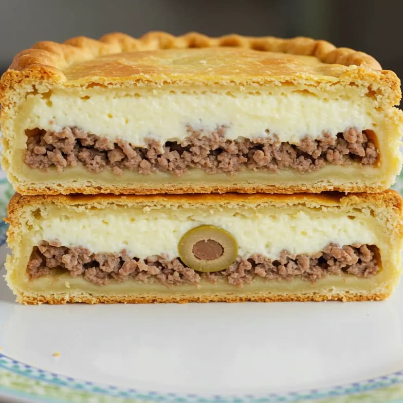 Torta Cremosa de Carne Moída