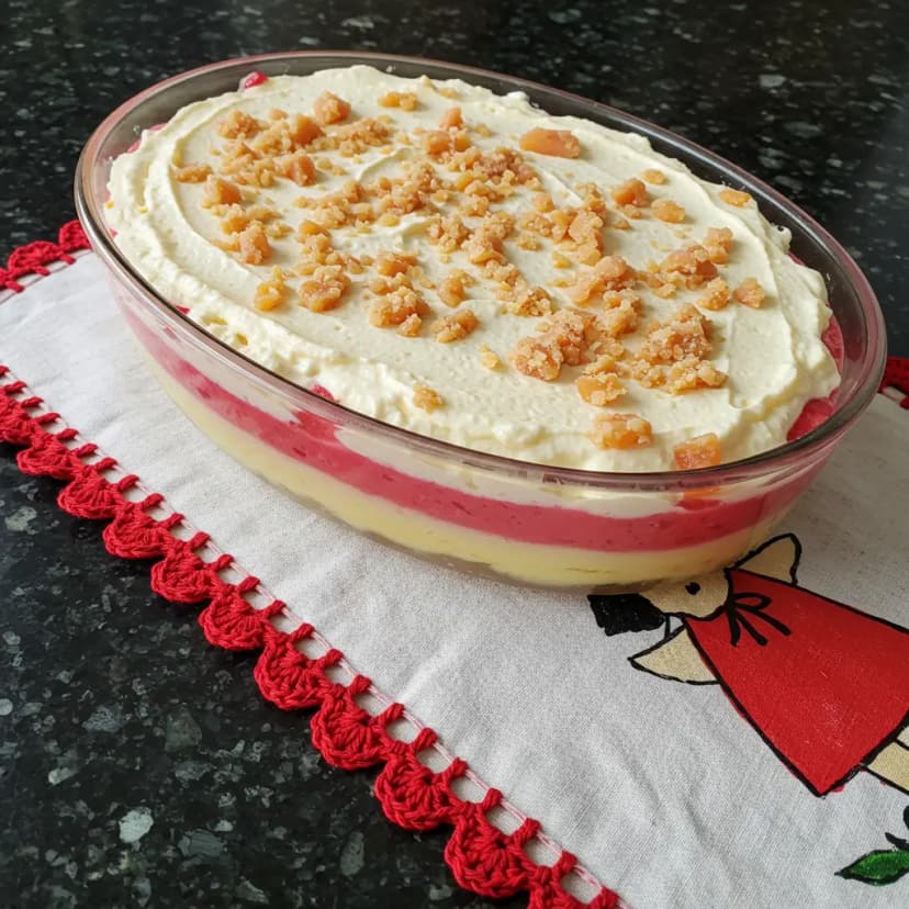 Torta Cremosa de Pêssego