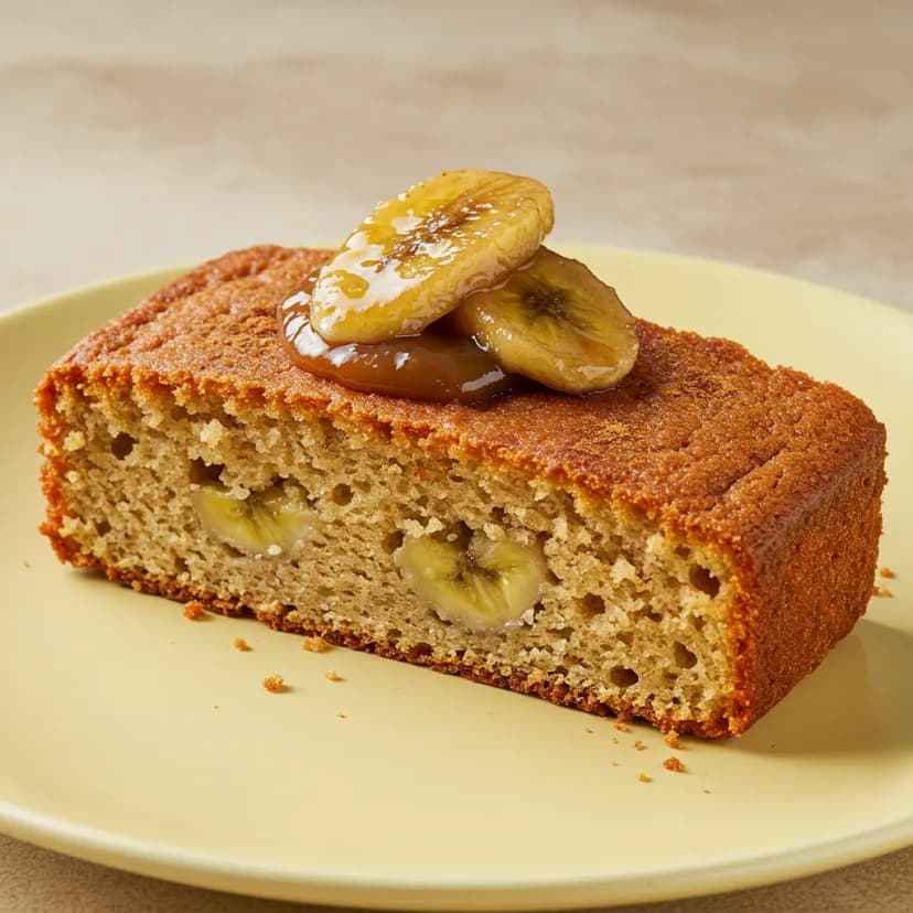 Torta de Banana com Canela