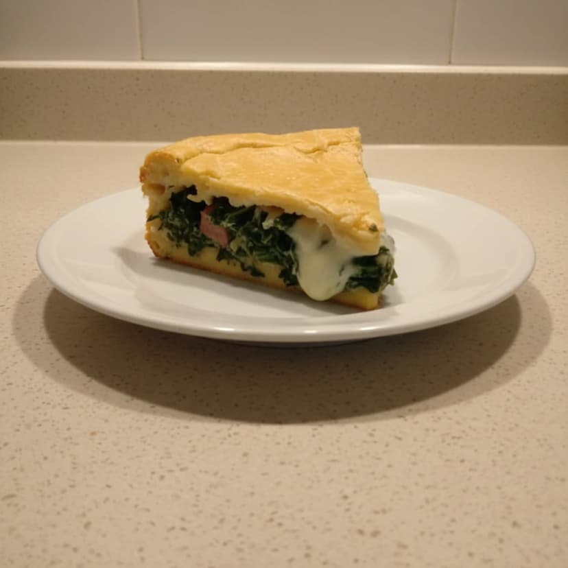 Torta de Brócolis com Bacon