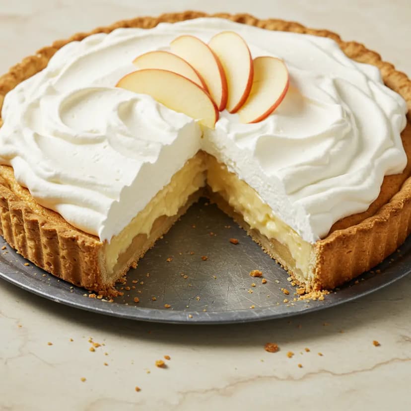 Torta de Maçã Cremosa