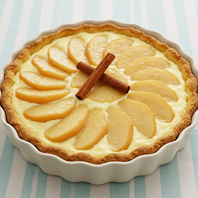 Torta de Maçã Cremosa