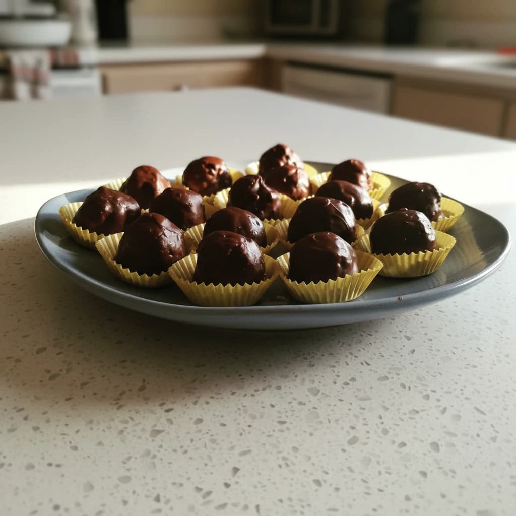 Trufas de Amora com Chocolate