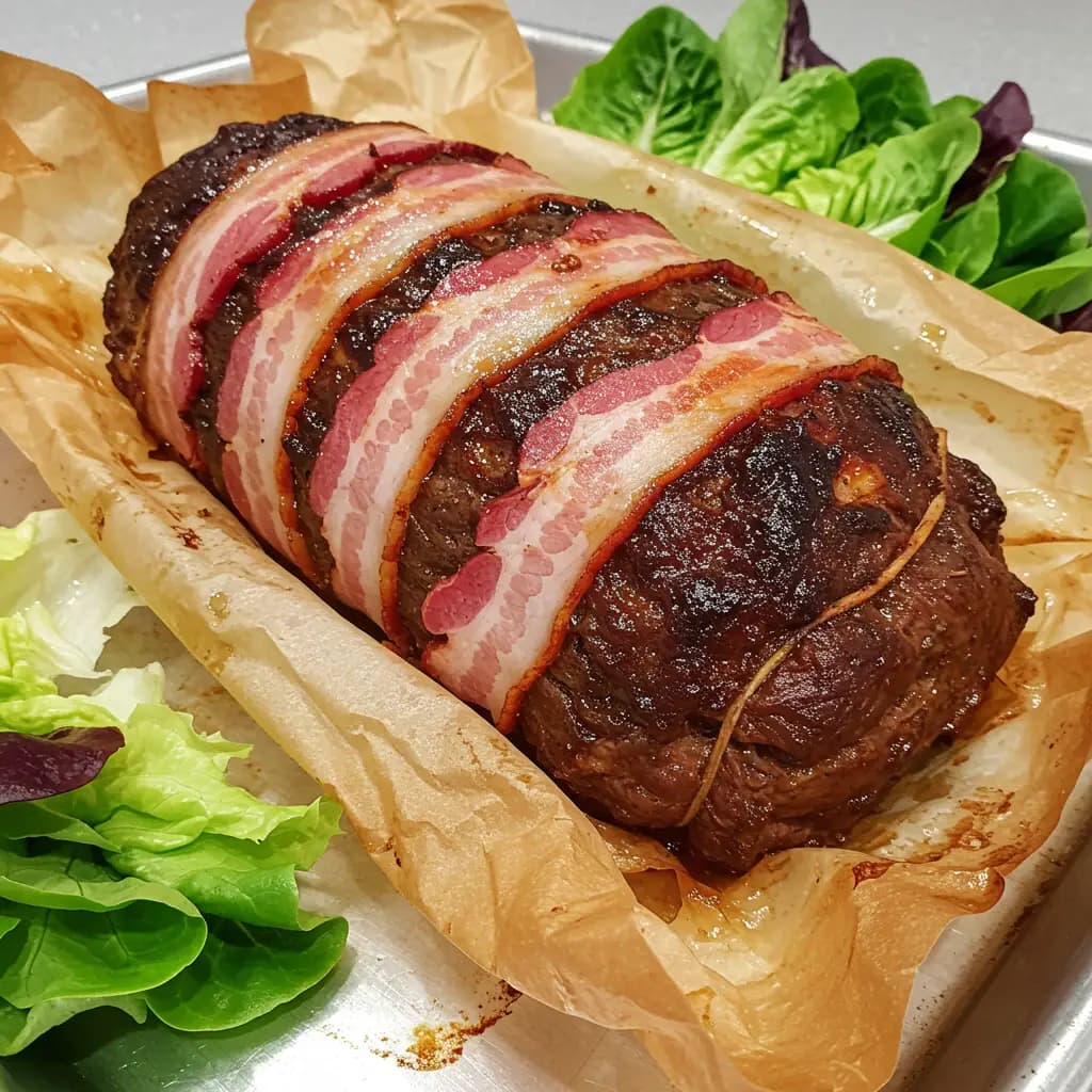 Receita de Acém Assado com Bacon