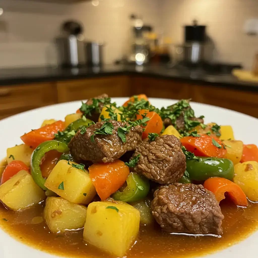 Receita de Acém na pressão
