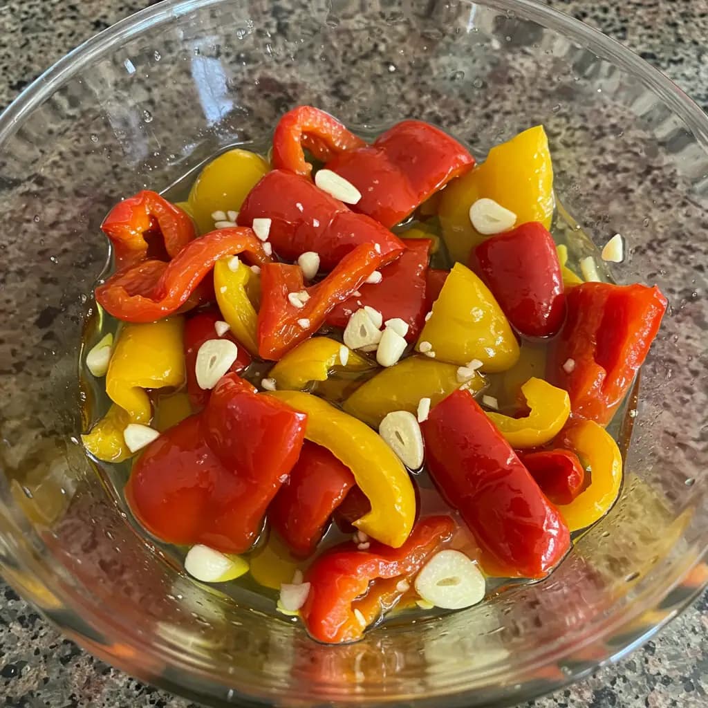 Receita de Antepasto de Pimentão