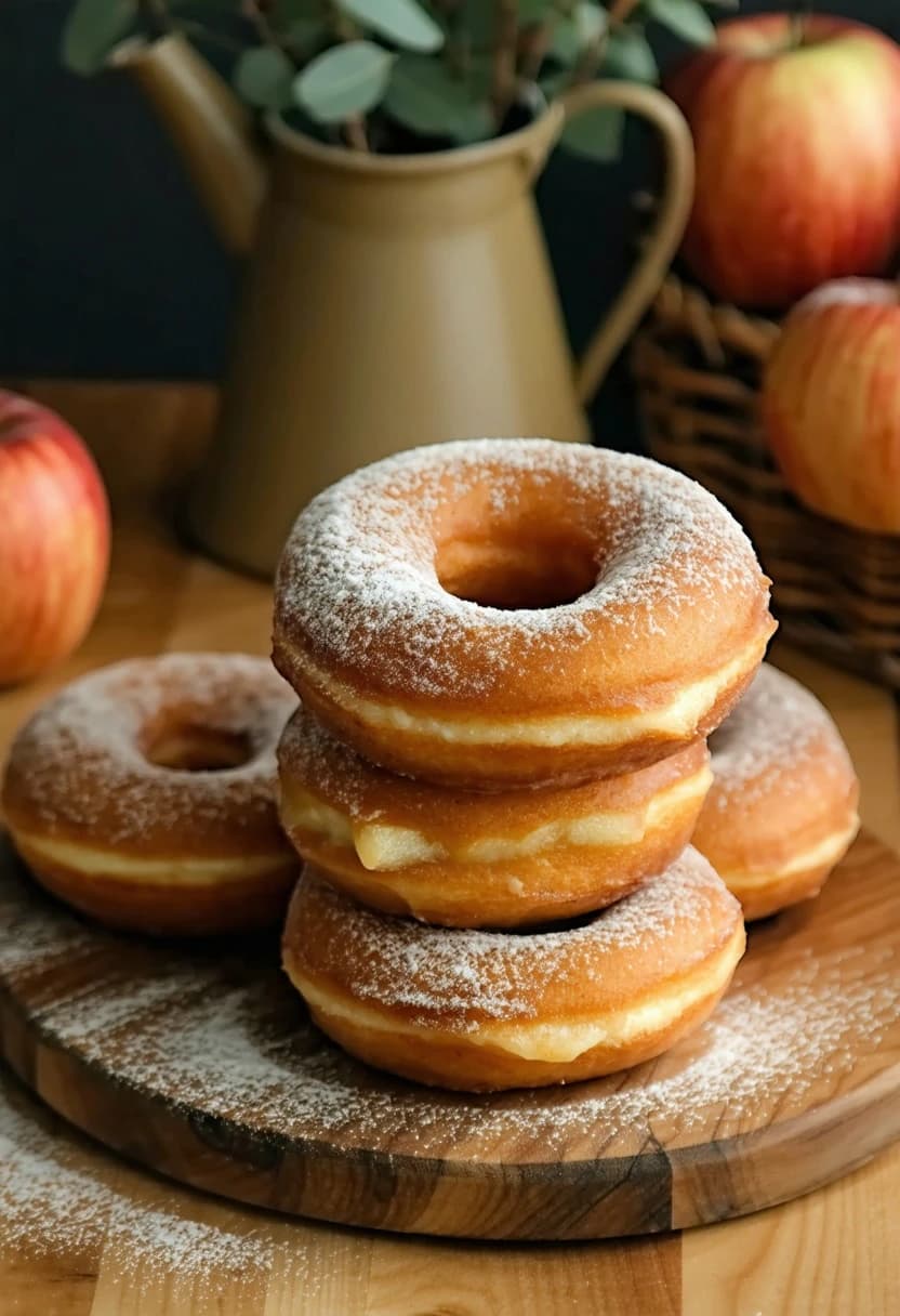 Receita de Donuts de Sidra de Maçã