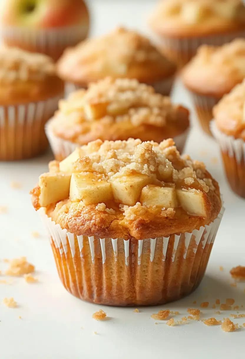 Receita de Muffins de Maçã Streusel