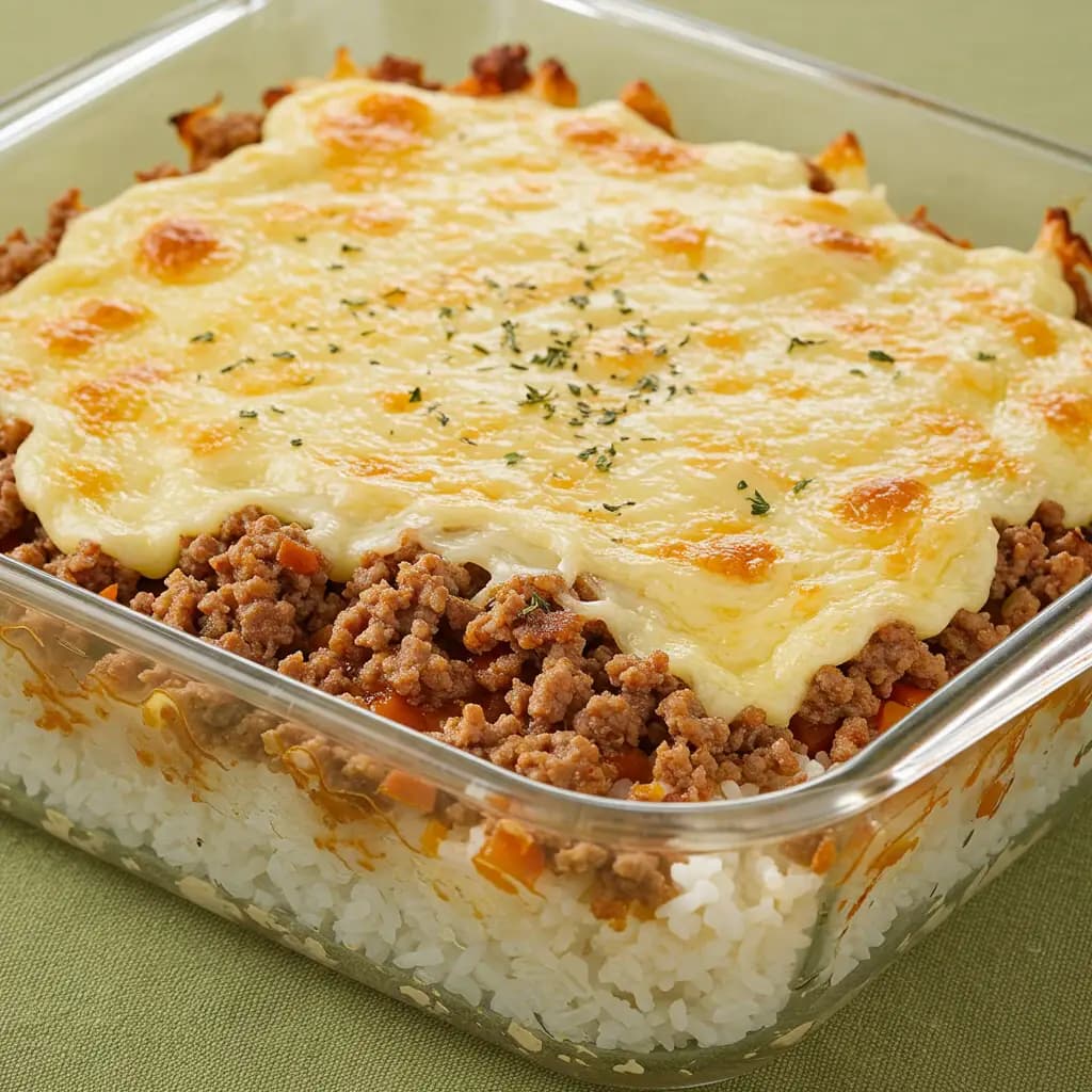 Receita de Arroz à Parmegiana