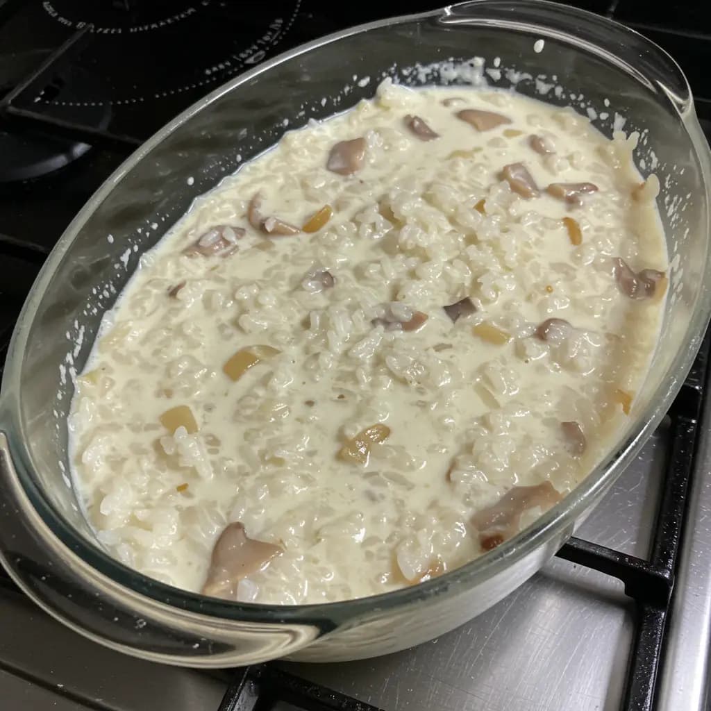 Receita de Arroz à Piamontesa
