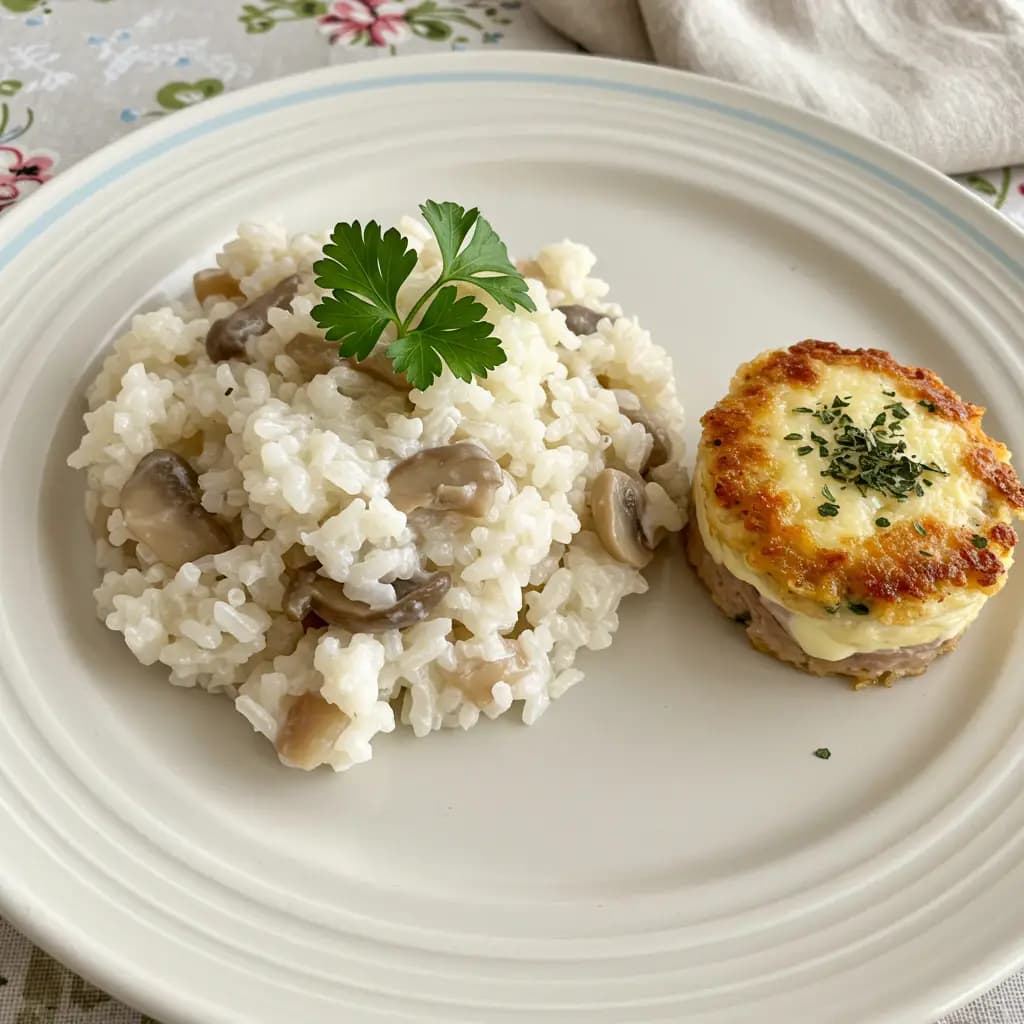Receita de Arroz à Piamontesa